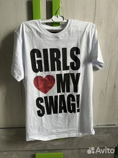 Футболка girls love my swag