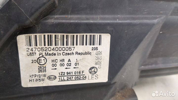 Фара (передняя) правая Skoda Octavia (A5)