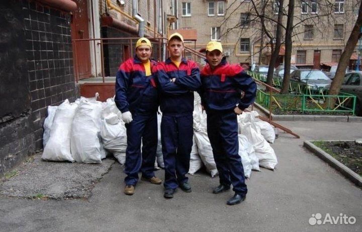 Услуги грузчиков. Разнорабочие. Вынос хлама