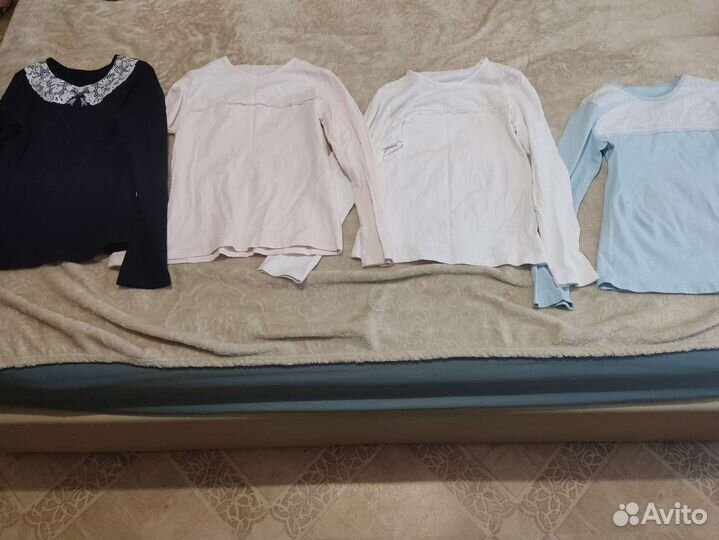Школьные блузки для девочки 128см