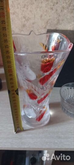 Хрусталь, ваза, салатник, стаканы