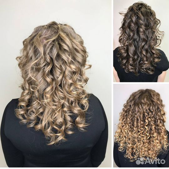 Парикмахер для кудрявых волос, услуги парикмахера