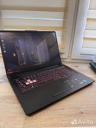 Asus TUF gaming 17.3 i5gen11/RTX 3050ti/16/512ssd