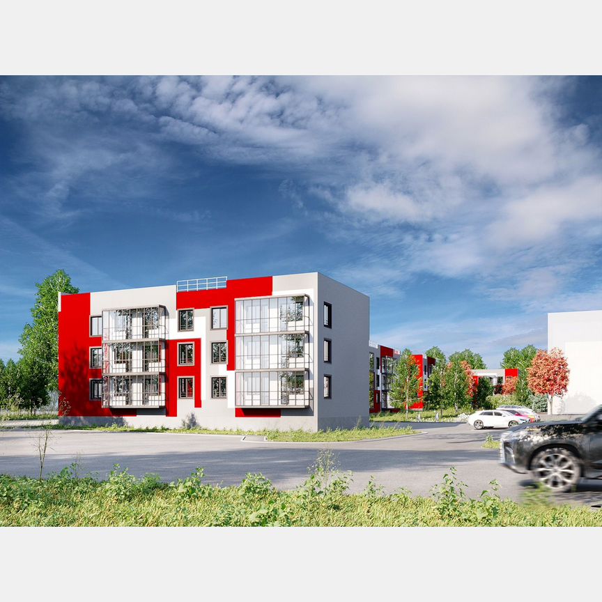 1-к. квартира, 45,2 м², 3/3 эт.