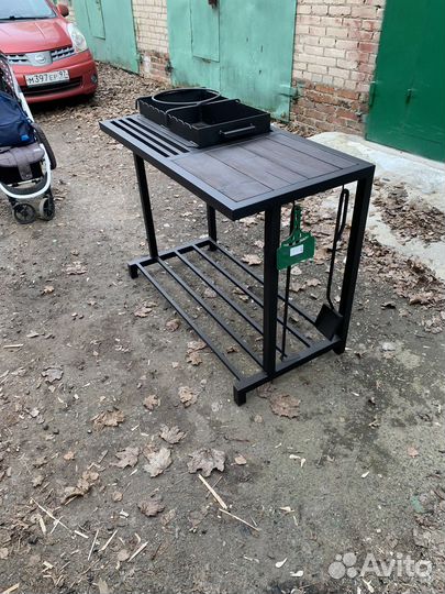 Мангал в стиле лофт