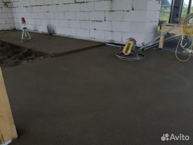 Полусухая стяжка пола с гарантией