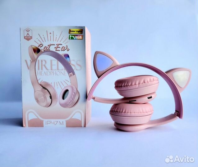 Наушники со светящимися ушками