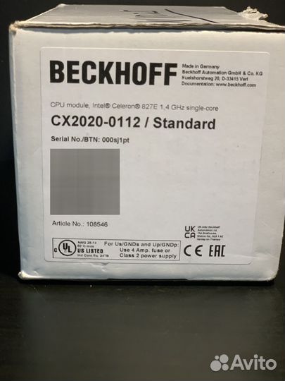 Модуль beckhoff CX2020-0112