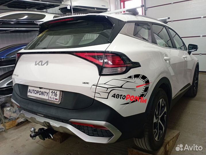 Фаркоп Kia Sportage 5 легкосъемный квадрат