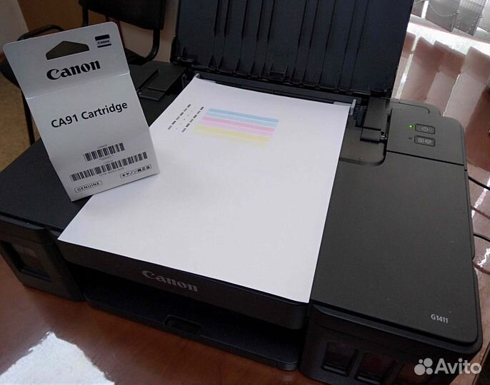 Б/у цветной струйный принтер Canon G1411 с снпч