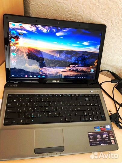 Мощный Игровой Asus A52JU/8ядер i7/10Гб/SSD