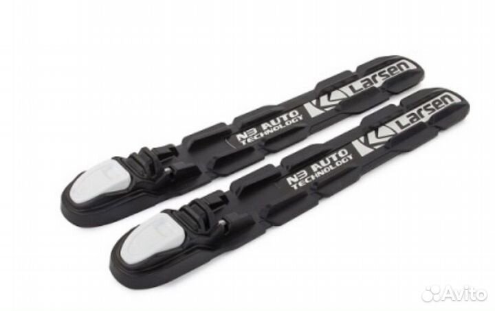 Беговые лыжи (150 см) с креплением автомат