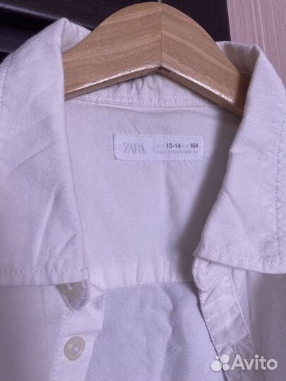 Рубашка Zara oxford и брюки Zara