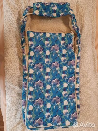 Зимний конверт в коляску