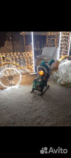 Детские санки коляска бу