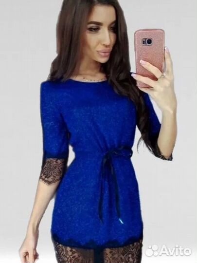 Платье с блестками