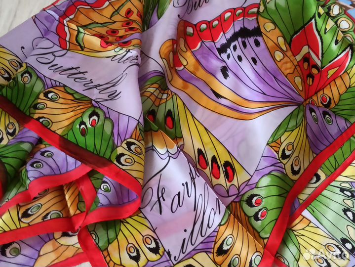 Шелковый платок Бабочки