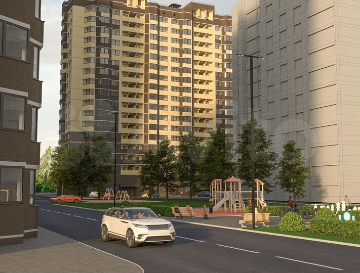 2-к. квартира, 60 м², 9/19 эт.