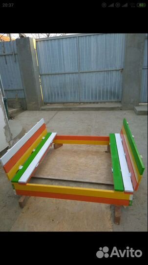 Детская песочница-трансформер