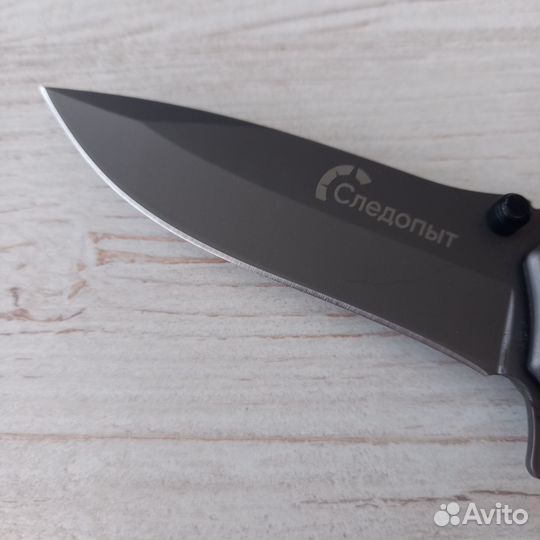 Нож складной туристический с зажимом