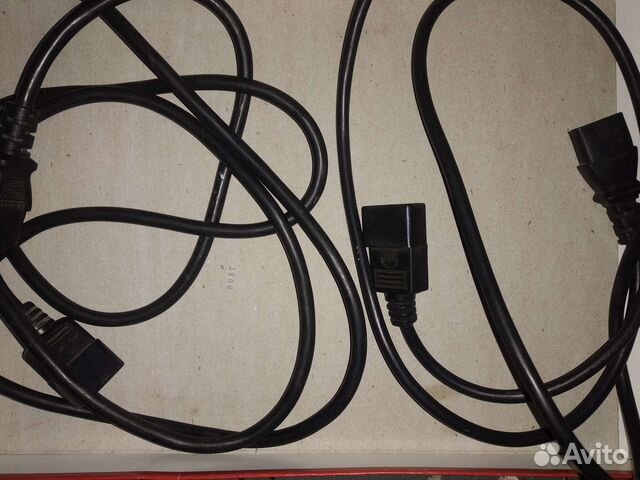 Кабель питания для компьютера папа-мама, черный