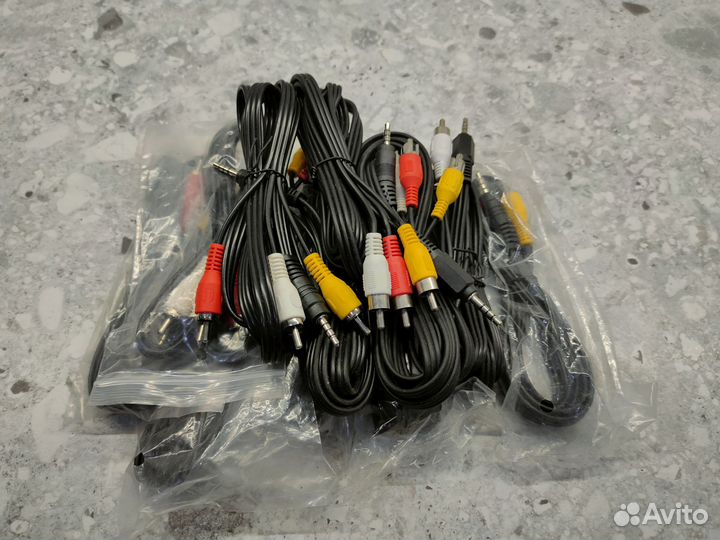 Кабель jack 3.5 3RCA 