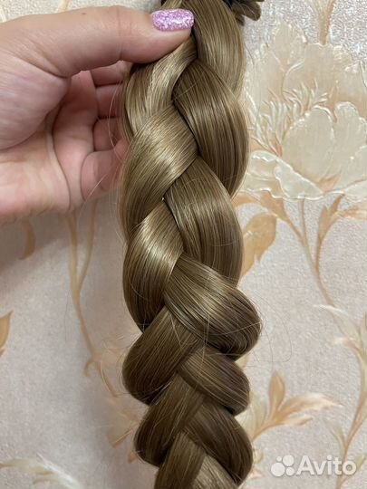 Волосы на заколках искусственные