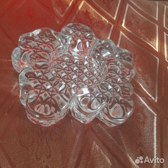 Пепельницы из хрусталя бу