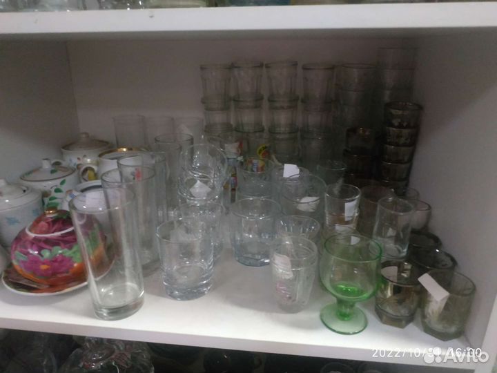 Стаканы, фужеры,стопки