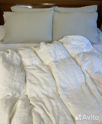 Наволочки пододеяльники умягченный лен
