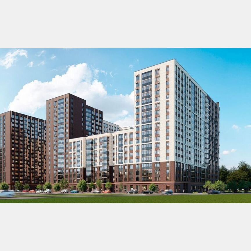 2-к. квартира, 39,3 м², 7/18 эт.