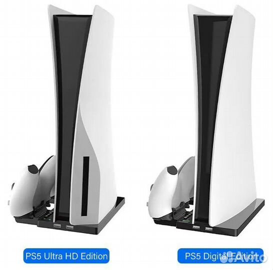 Sony PS5 подставка + зарядная станция,новая,в упак