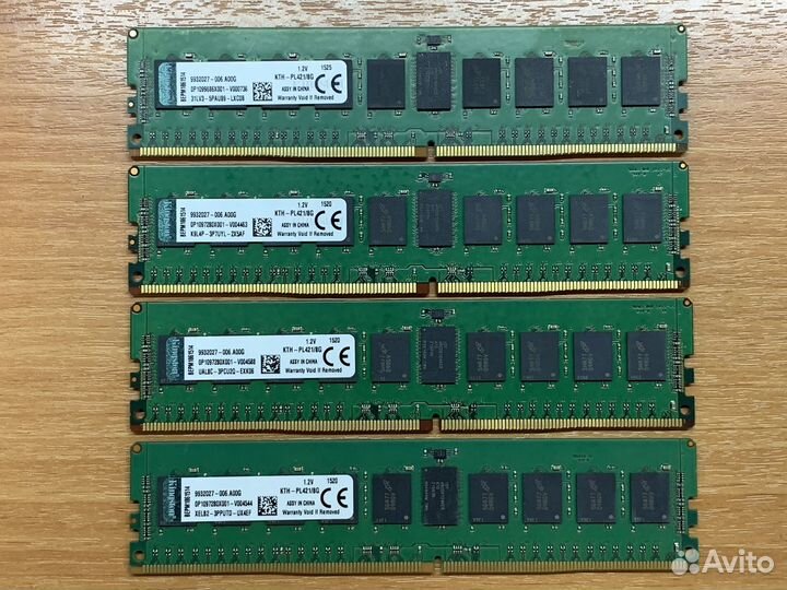 Серверная память 8GB DDR4 ECC Reg 2133MHz Kingston