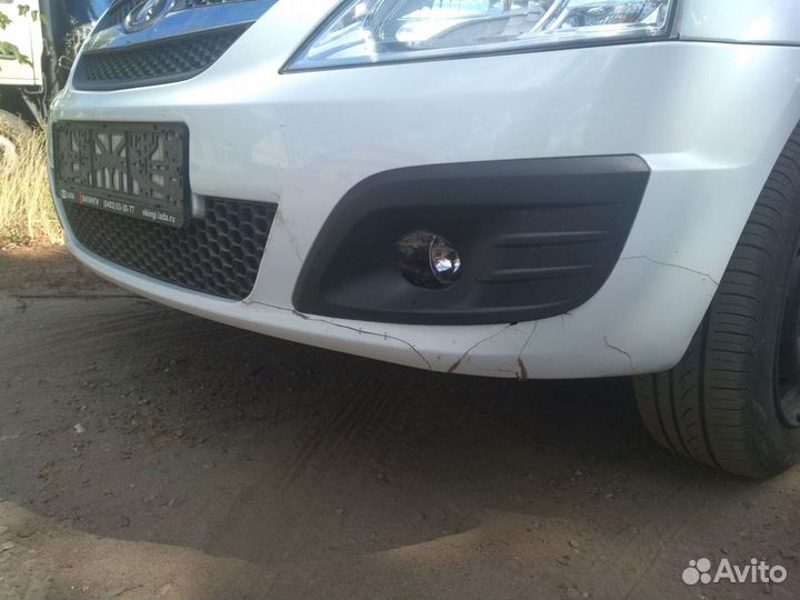 Бампер передни на ларгус