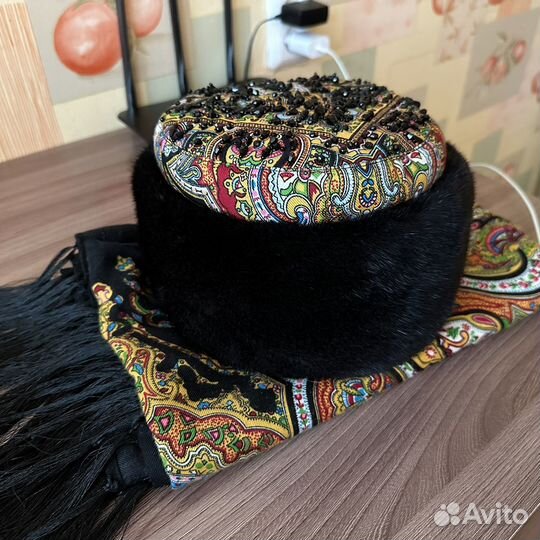 Шапка норковая женская