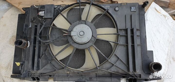 Диффузор с вентилятором тойота королла