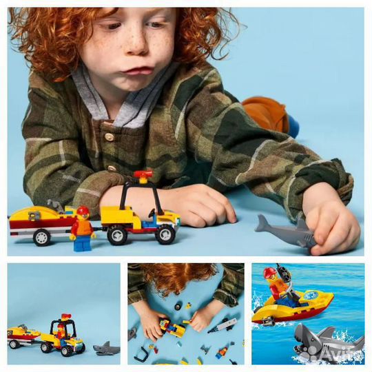 Новый lego City 60286 Пляжный вездеход