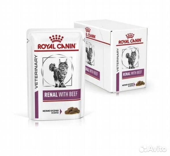 Влажный корм для кошекроял канин Renal