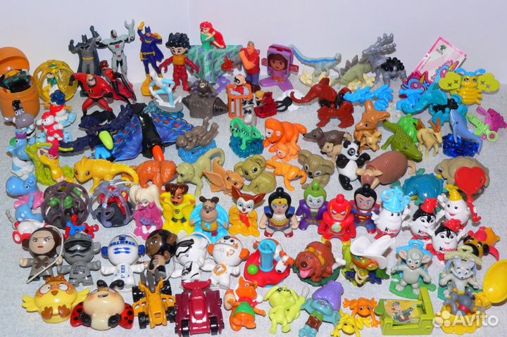 Игрушки киндер и другие мелкие