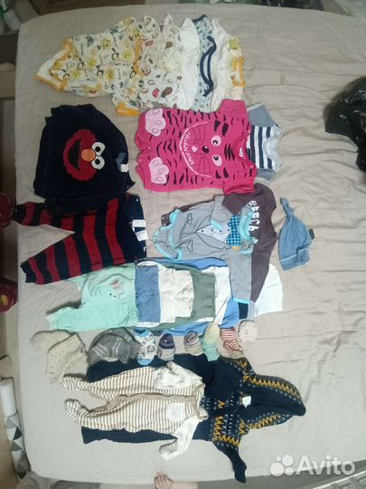 Детские вещи пакетом от 0 до года