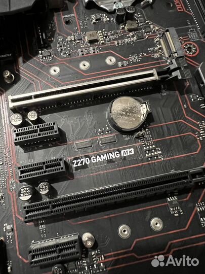 Материнская плата MSI z270 gaming m3 сокет LGA1151