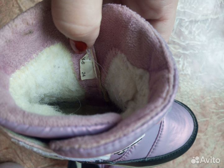 Сапоги зимние для девочки