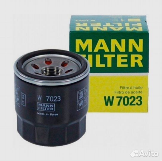 Фильтр масляный mann w 7023, новый
