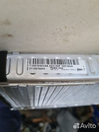 Радиатор печки Nissan Juke F15 HR16DE 2011