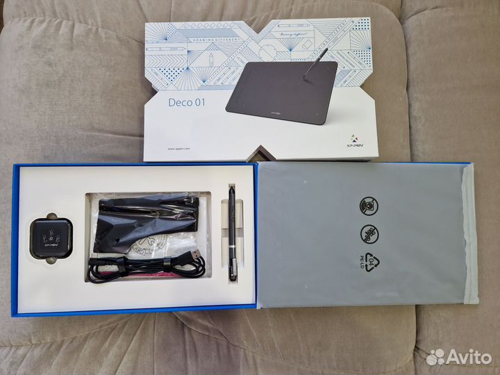 Графический планшет xp pen deco 01