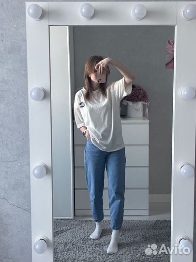 Джинсы бананы/мом