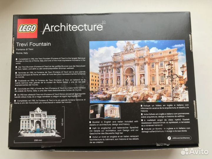 Конструктор Lego Architecture Trevi Fountain
