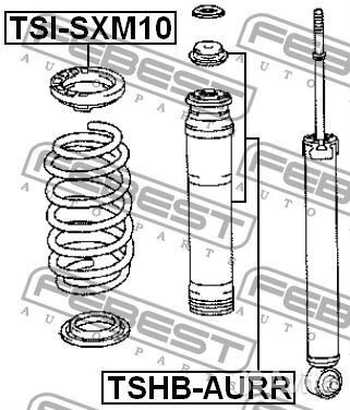 Пыльник заднего амортизатора