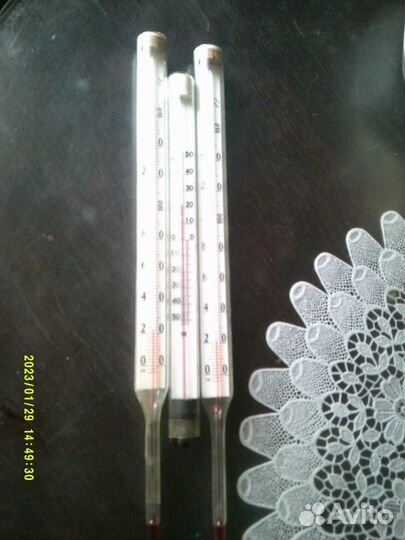 Спиртовые термометры из СССР