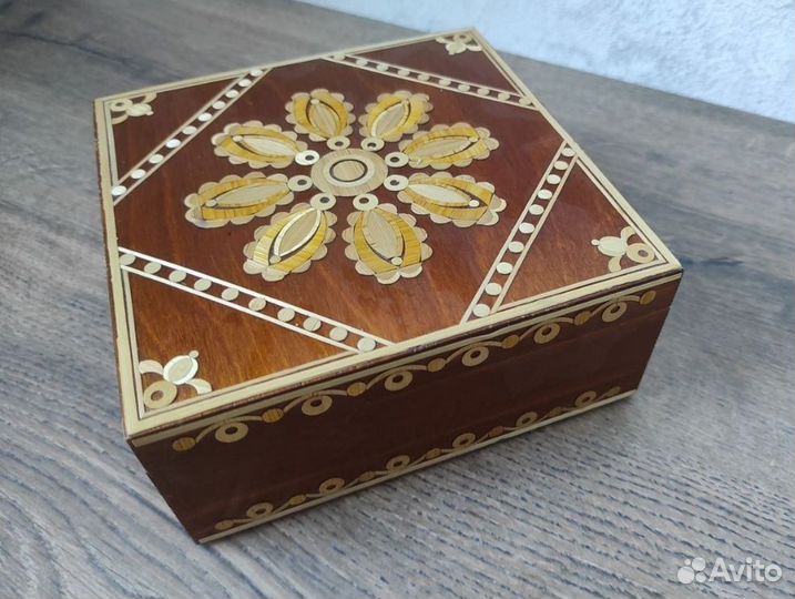 Шкатулка деревянная СССР